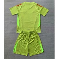 Italien Torwart Fußballbekleidung Heimtrikot Kinder EM 2024 Kurzarm (+ kurze hosen)